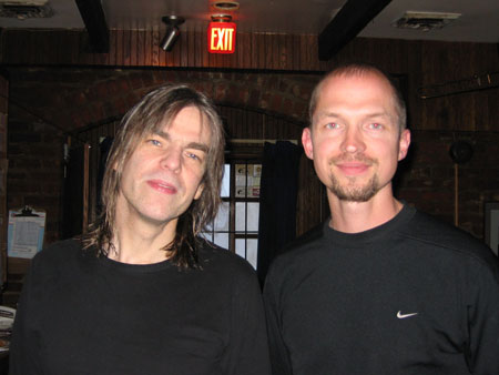 sean with guitarist mike stern